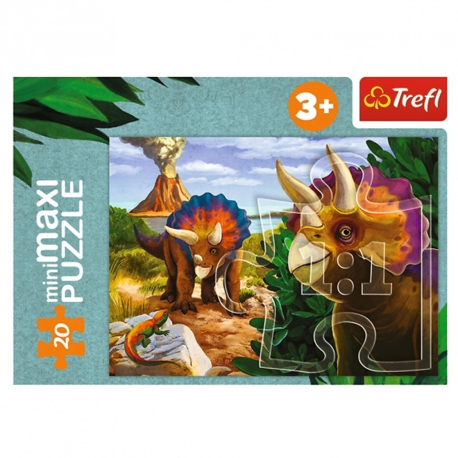 TREFL Puzzle Svět dinosaurů: Parasaurolophus 20 dílků