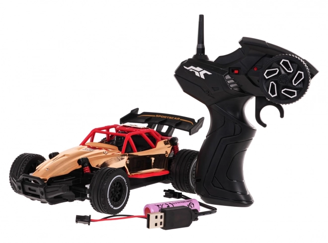 RACING 01 Zlaté R/C kovové auto