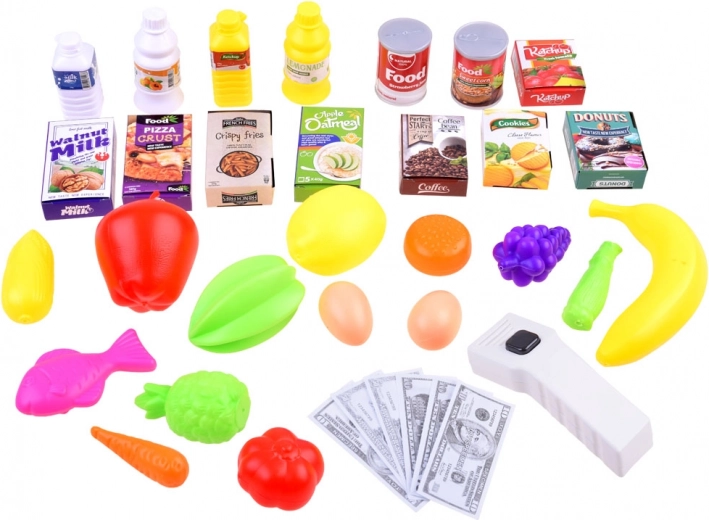 Bohatá sada potravin a doplňků