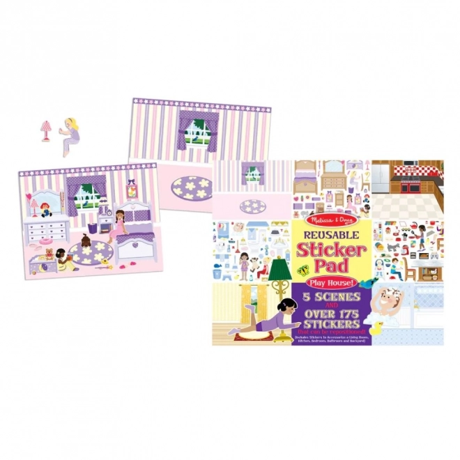 Opakování nálepkové Pady 'Hrajeme si na Dům' Melissa & Doug