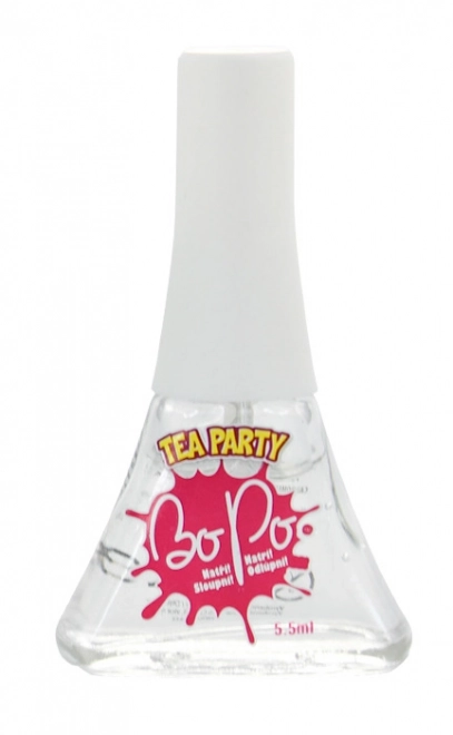Bo-Po lak na nehty bílý s vůní Tea Party