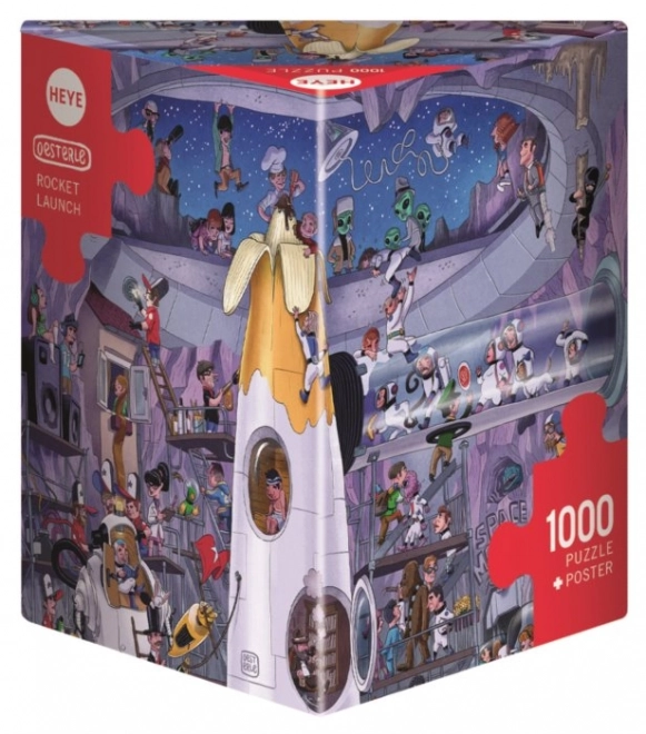 Heye puzzle Start rakety 1000 dílků