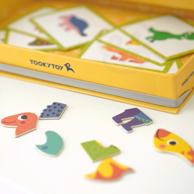 Magnetická skládačka dinosauři od Tooky Toy