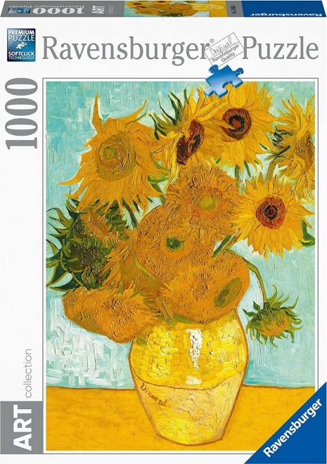 puzzle Slunečnice Ravensburger Art Collection 1000 dílků