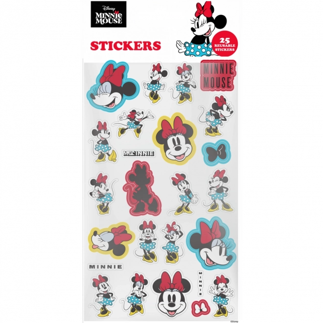 Minnie opakovaně použitelné samolepky