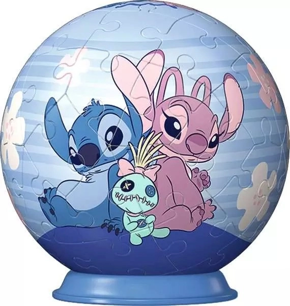 3D puzzle koule s Stitch od Disney