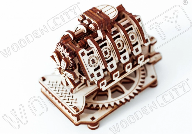 WOODEN CITY 3D puzzle Motor V8, 200 dílů
