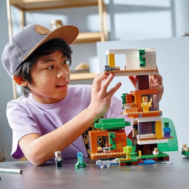 LEGO Minecraft moderní domek na stromě