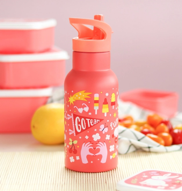 A Little Lovely Company Nerezová lahev na pití 500 ml – Zábava