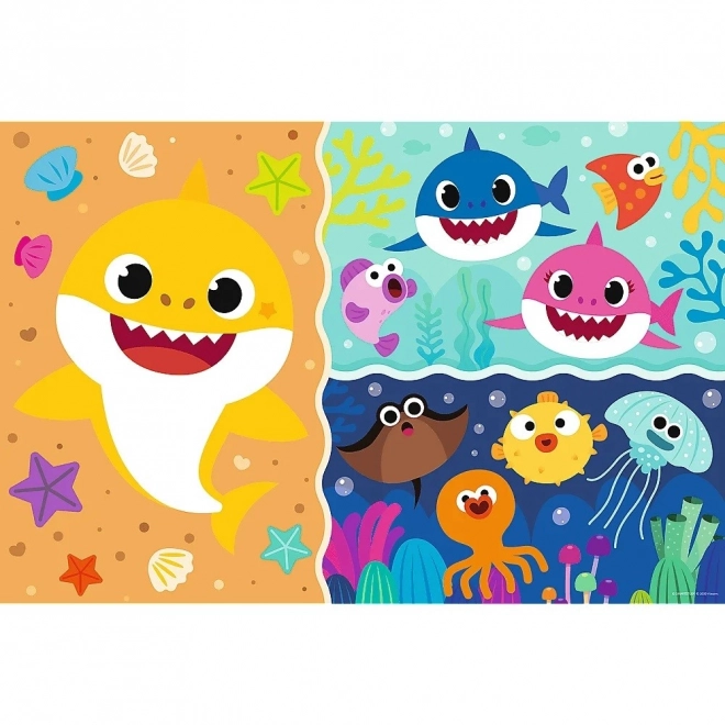 Obří puzzle Baby Shark pro malé děti