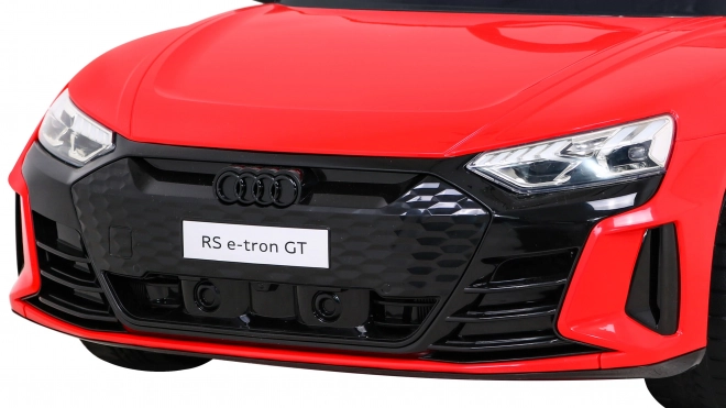 Audi RS E-Tron GT dětské elektrické auto s ovladačem a pohonem 4x4 – Červená