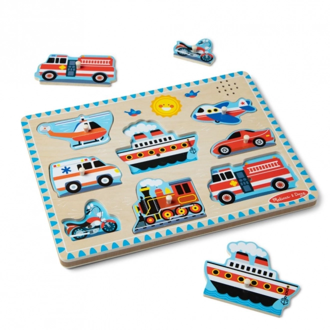 Zvukové puzzle - Vozidla - Hudební hádanky