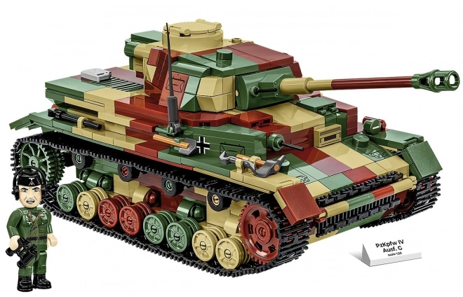 Stavebnice WWII Panzerkampfwagen IV Ausf. G z 1107 dílků