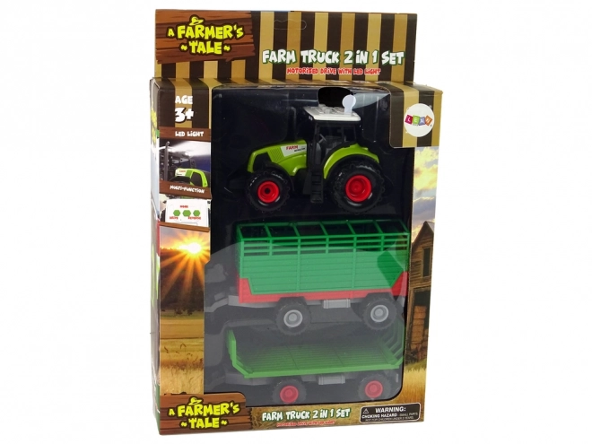 Traktor s přívěsem Farma