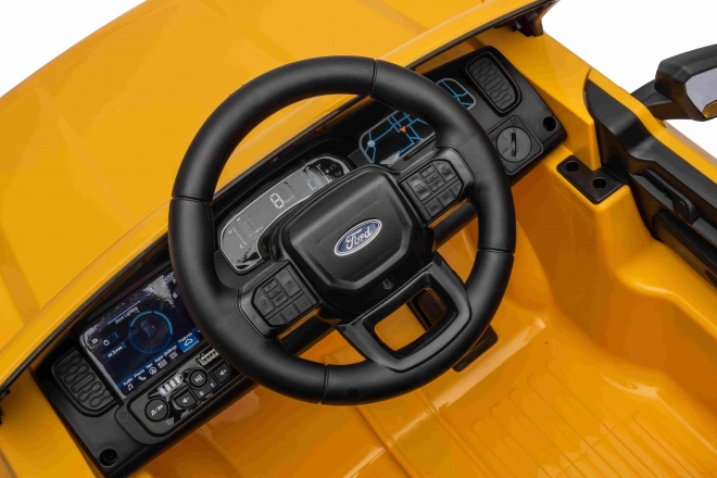 Dětské elektrické auto Ford Ranger Lift Žluté