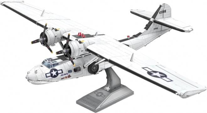 METAL EARTH 3D puzzle Letájící člun Consolidated PBY Catalina