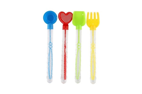 Bublifuk 70ml trubice 28cm s nářadím na písek plast 4 druhy