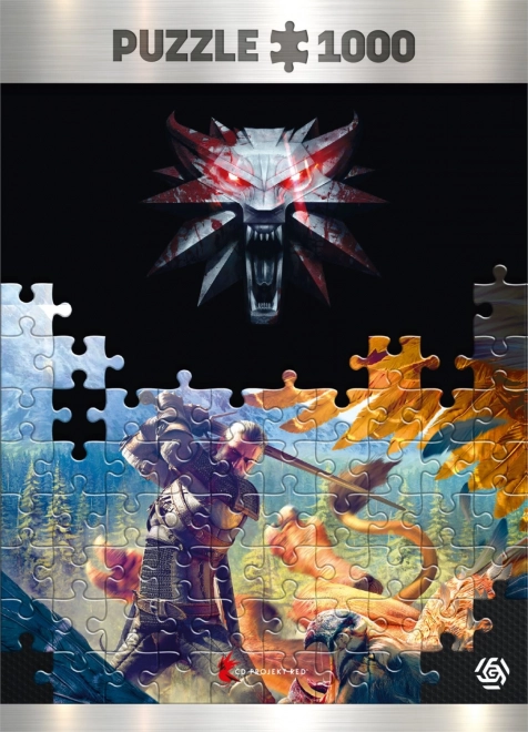 Zaklínač puzzle Griffinův souboj 1000 dílků