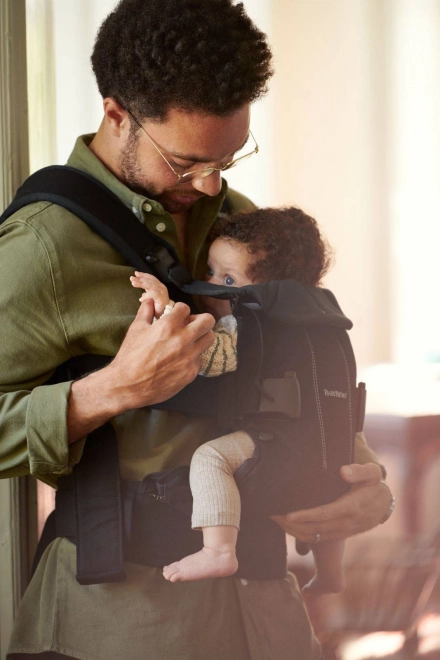 Dětské nosítko BABYBJORN ONE, Béžová/Leopardí – Černá