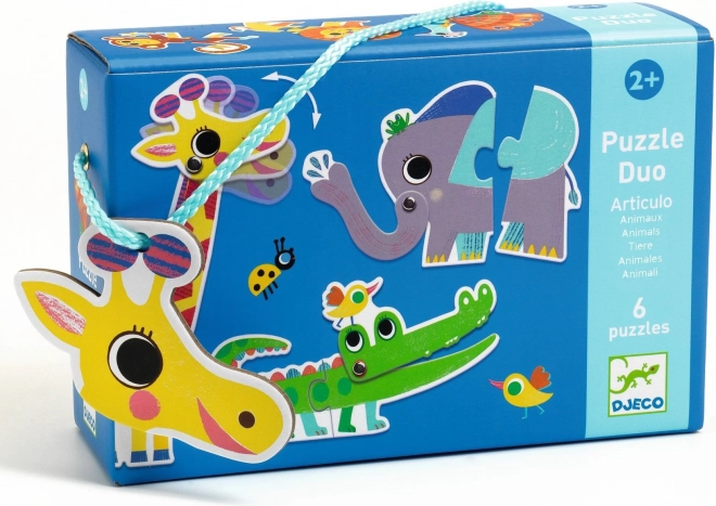 DJECO Puzzle Duo Zvířátka
