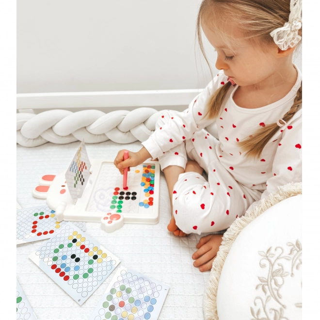 Magnetická tabule pro děti Montessori MagPad Králík