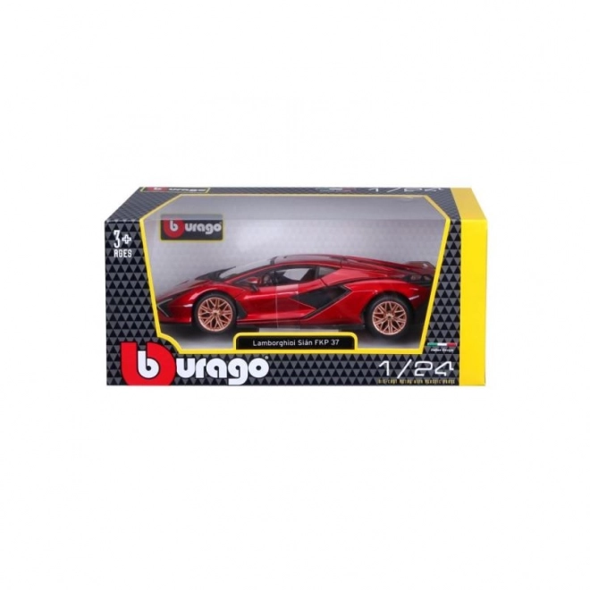 Model auta Lamborghini Sián FKP 37 1:24 červený