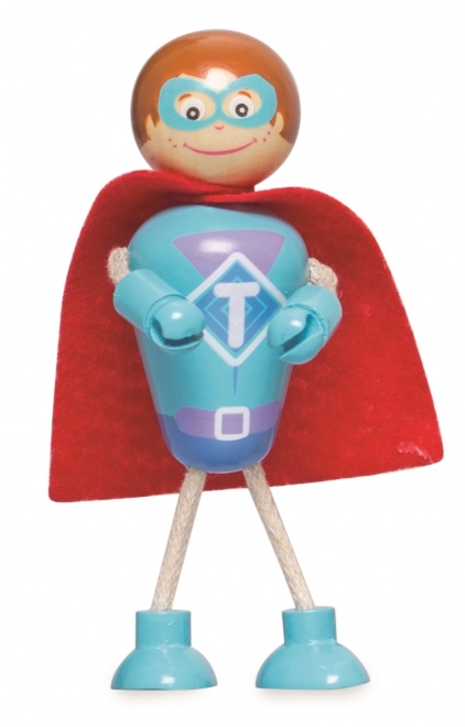 Dřevěné figurky superhrdinů Tidlo