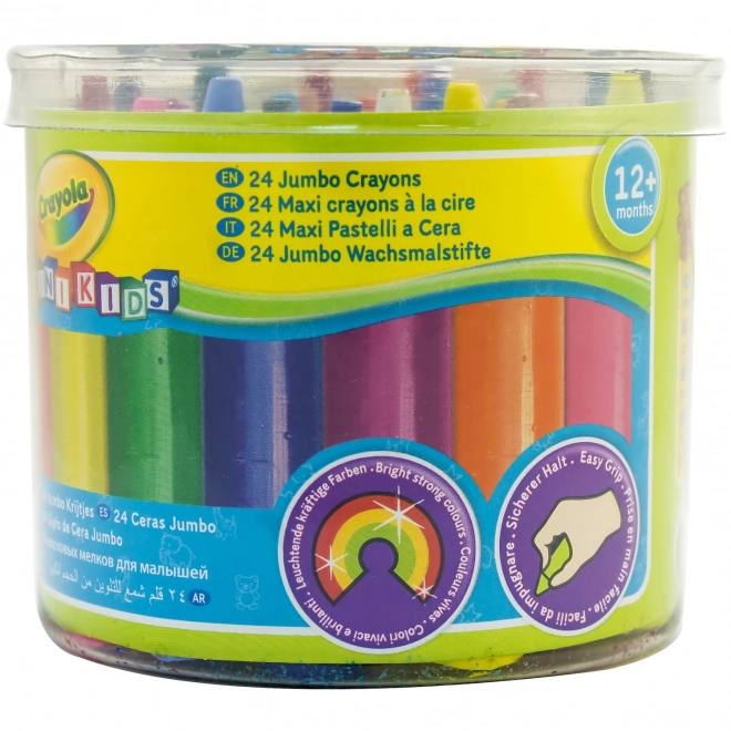 Dětské hrubé pastelky na svíčky 24 kusů Crayola