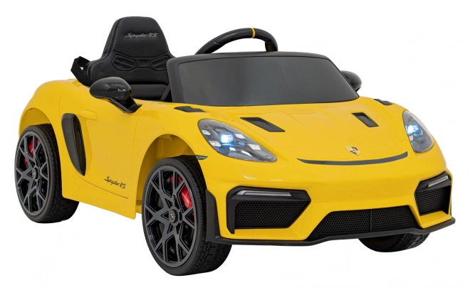 Dětské auto Porsche 718 – Žluté