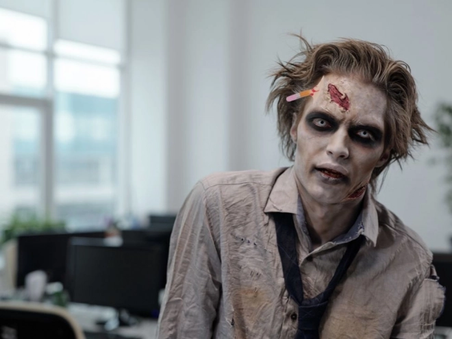 Halloweenská sada na líčení falešných zranění s krví v tužce