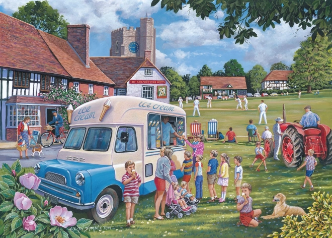 Puzzle Zmrzlinářský vůz 1000 dílků
