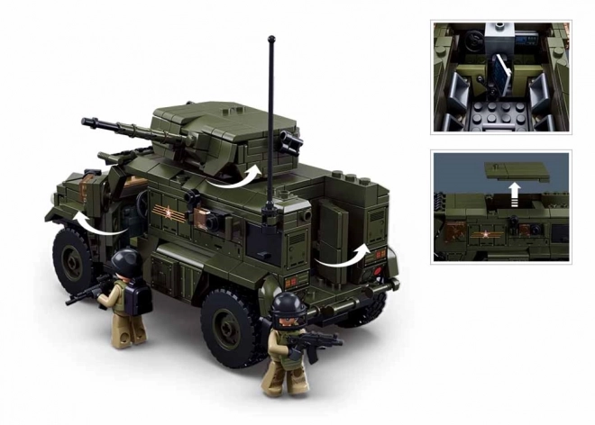 Sluban Model Bricks M38-B1179 Obrněné bojové vozidlo Tajfun