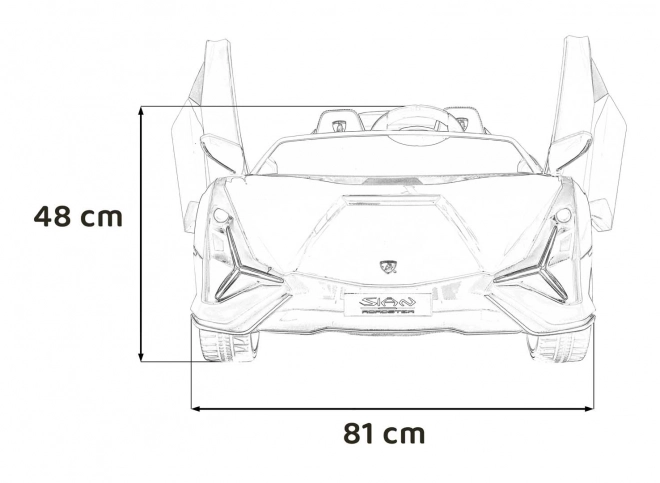 Vehicul electric Lamborghini SIAN – Růžové