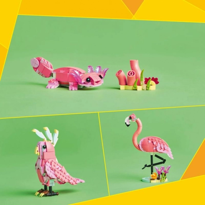 LEGO Creator 3 v 1 31170 Divoká zvířata: Růžový plameňák