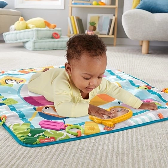 Fisher Price hrací podložka pro miminka s motivem bazénu