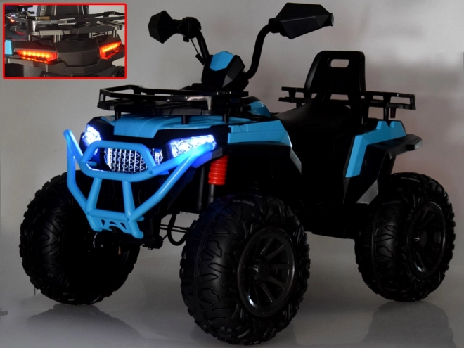 Velký dětský akumulátorový čtyřkolka 4x4 – Modrá
