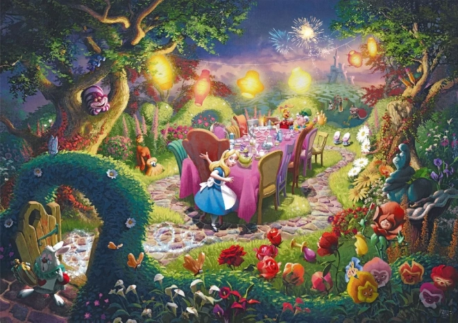 Puzzle Alenka v říši divů: Čajový dýchánek šíleného kloboučníka 6000 dílků