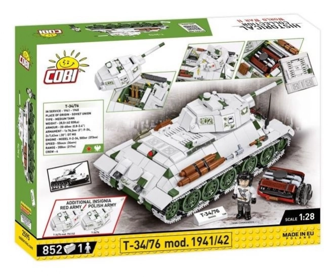 T34-76 Tankové bloky 1941-42 model 852 kusů