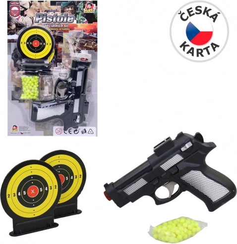 Pistole na kuličky se dvěma terči 15 cm
