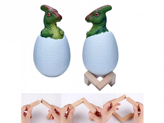 Noční světlo dinosaurus vajíčko RGB LED pro děti