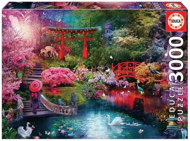 Educa Puzzle Japonská zahrada 3000 dílků