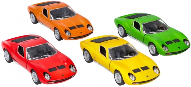 Kovový model Lamborghini Miura P400 SV 1971