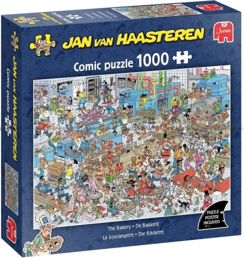 jumbo puzzle jan van haasteren – pekařství 1000 dílků