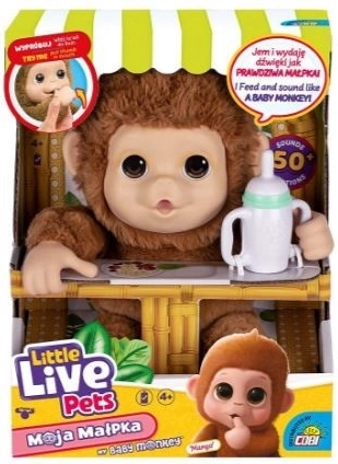 interaktivní plyšová opička Mango LITTLE LIVE PETS