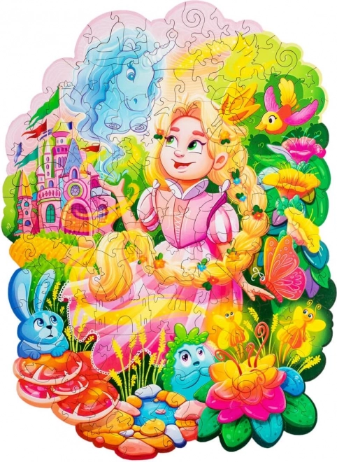 DŘEVĚNÉ BAREVNÉ PUZZLE - Amelia Princess of Magic