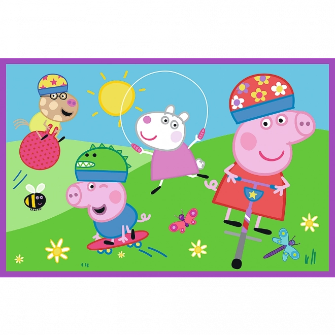 Puzzle Peppa Pig - Na hřišti