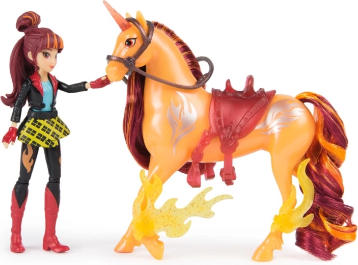 Magický jednorožec Cinder s doplňky