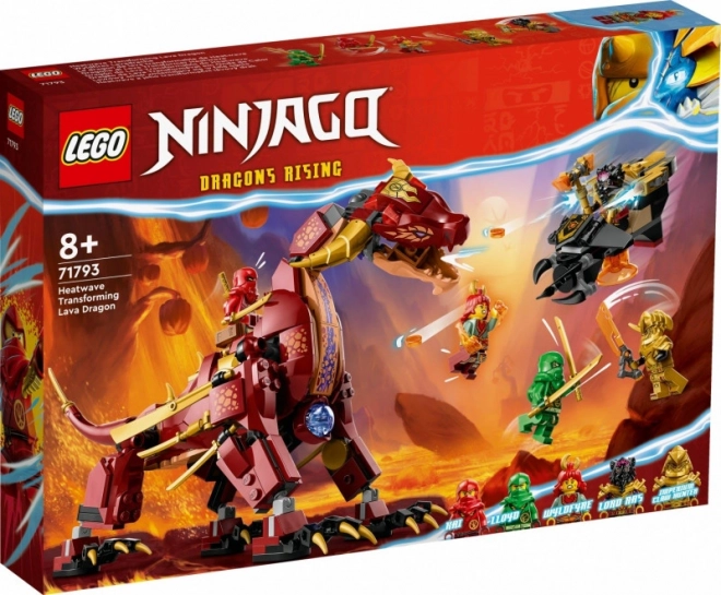 Lego NINJAGO Ohňový drak měnící se v ohnivou vlnu
