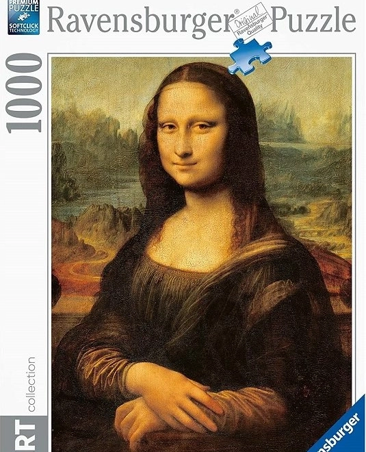 Ravensburger puzzle art collection Moni Lisa 1000 dílků
