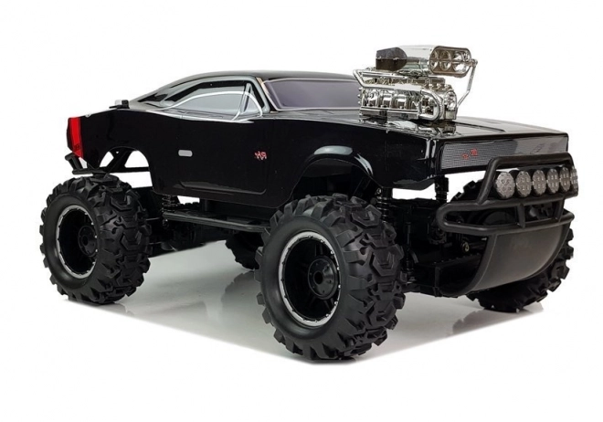 Zdalně ovládané terénní auto 4x4 černé
